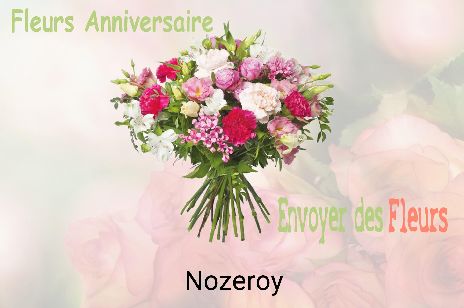 Bouquet de fleurs d’anniversaire livré à Nozeroy